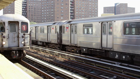 Bronx, New York - 4 Trains at the 161st Street / Yankee Stadium Station  (2019) 